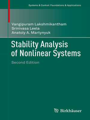 cover image of Stability Analysis of Nonlinear Systems